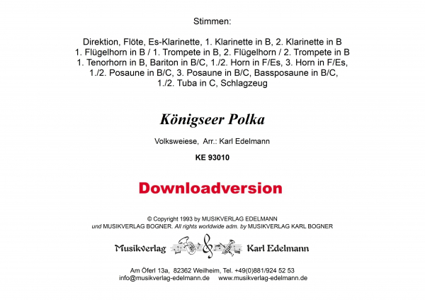 Königseer Polka - Download